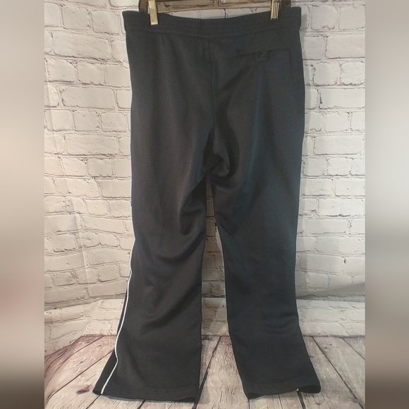 Adidas Originals Vintage 04  Mens Single Stripe Black Track Pants w Pockets M - Picture 2 of 16